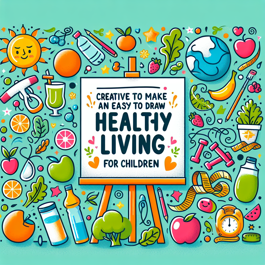 Ide Kreatif Membuat Poster Hidup Sehat yang Mudah untuk Digambar Anak-anak