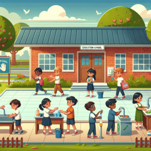 Poster Edukasi: Membangun Perilaku Hidup Bersih dan Sehat di Sekolah