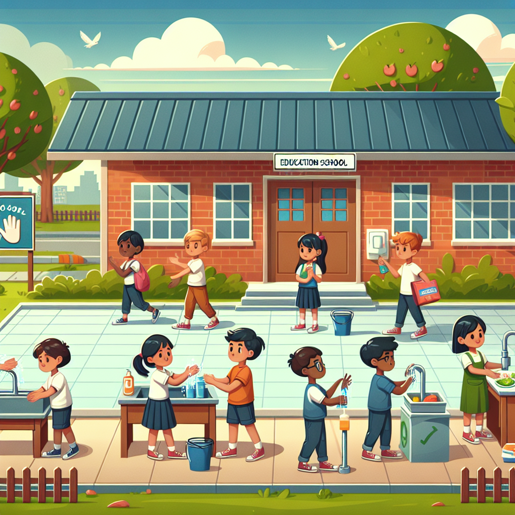 Poster Edukasi: Membangun Perilaku Hidup Bersih dan Sehat di Sekolah