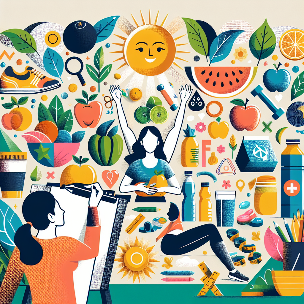 Kreativitas dalam Membuat Poster Gaya Hidup Sehat yang Mudah Digambar