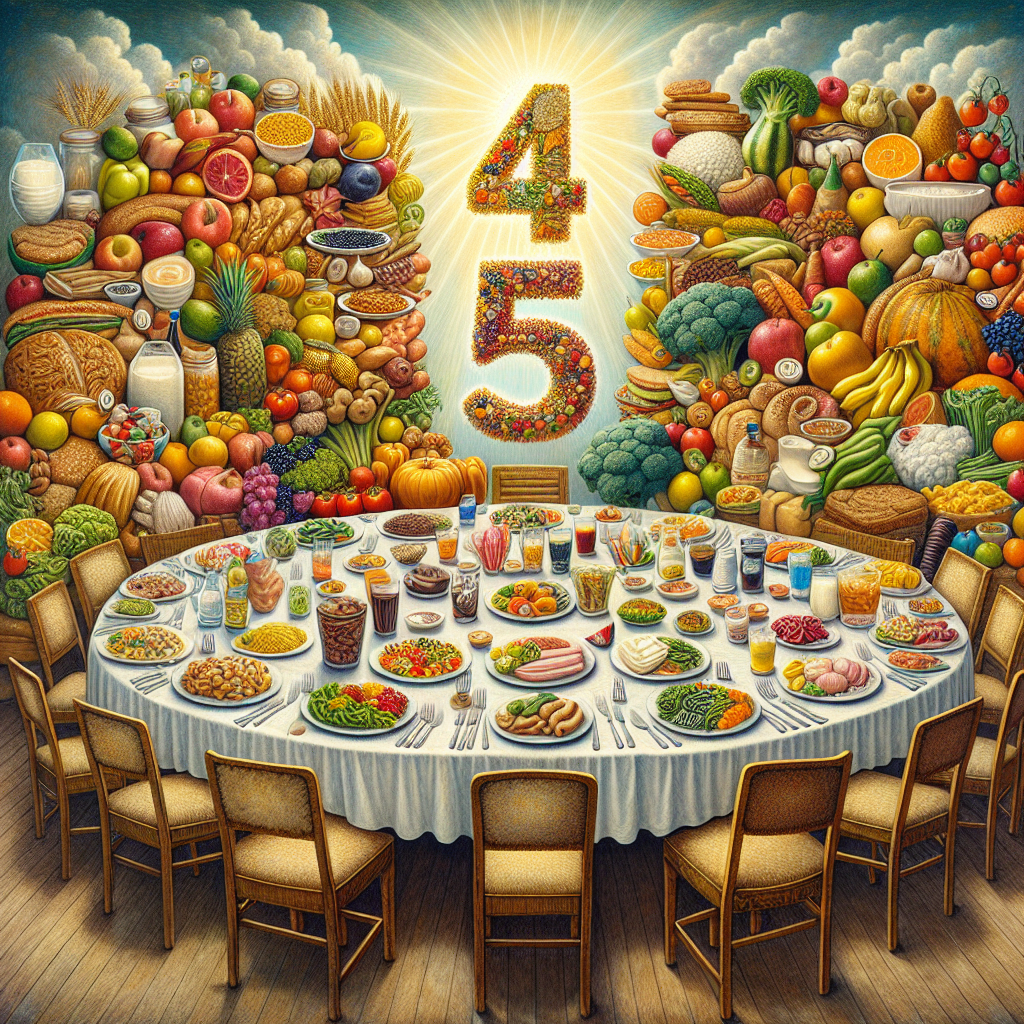 Keanekaragaman Gambar Makanan dalam Prinsip 4 Sehat 5 Sempurna